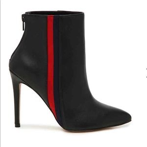 New Steve Madden Vira Bootie- Black, Red and Blue